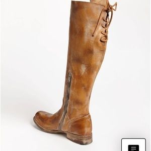 BED STU Jacqueline leather tall block heel boots. Women’s size 7